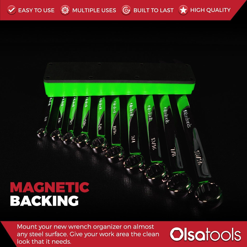 Magnetic Tool Organizer - Durable Magnetic Wrench Holder for Efficient Workspace Management