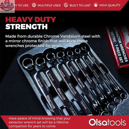 Bolt Extractor Wrench Sets with FlexPro LED Flashlight - Shopthatapp.ca