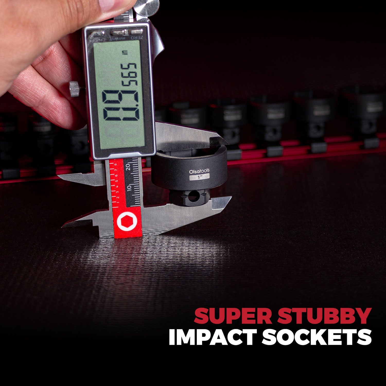 Stubby Impact Socket Sets with Magnetic Socket Inserts