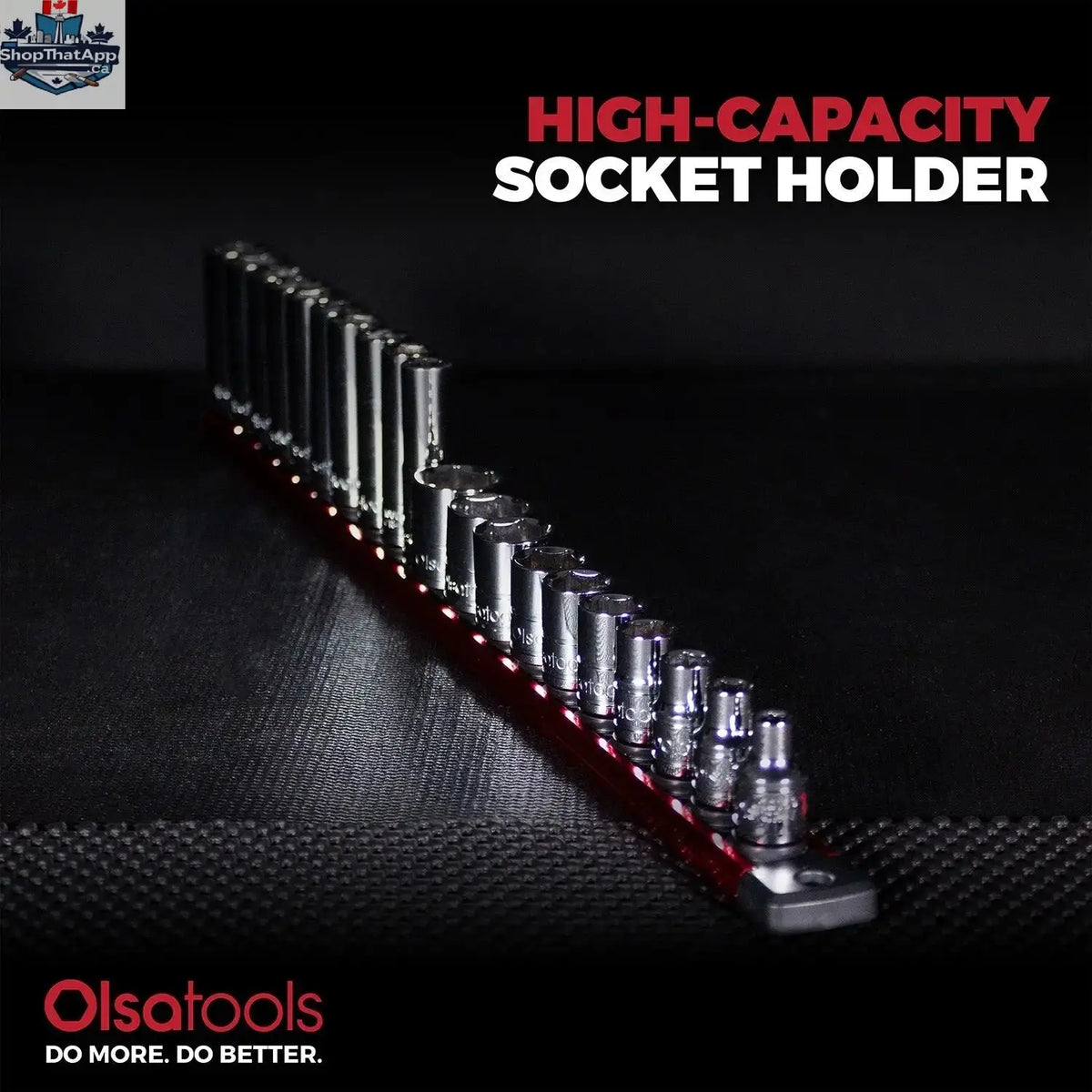 Magnetic Socket Rails for Secure Tool Organization in Aluminum - Shopthatapp.ca
