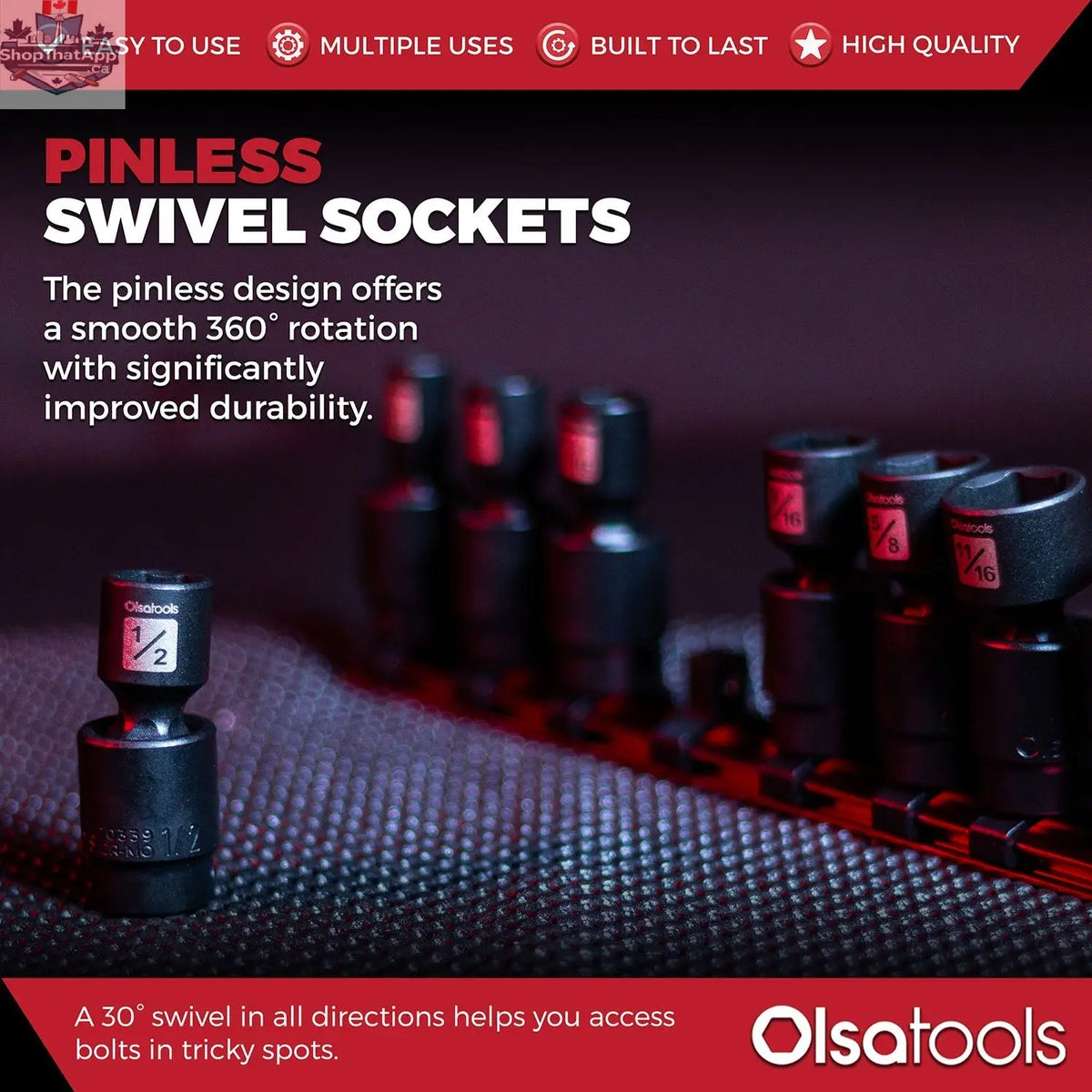 Impact Swivel Sockets - Shopthatapp.ca