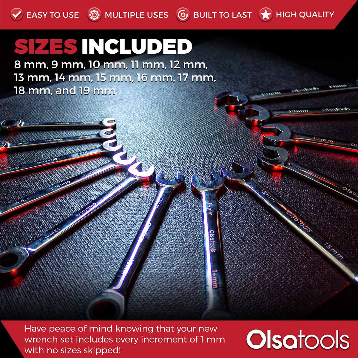 120 Tooth Ratcheting Wrench Set - Shopthatapp.ca