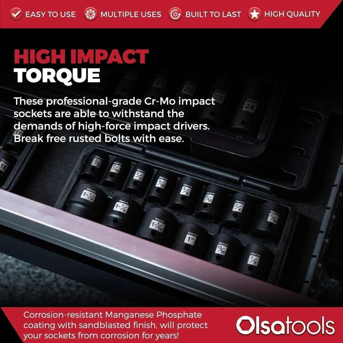 Cr-Mo Impact Sockets - Shopthatapp.ca