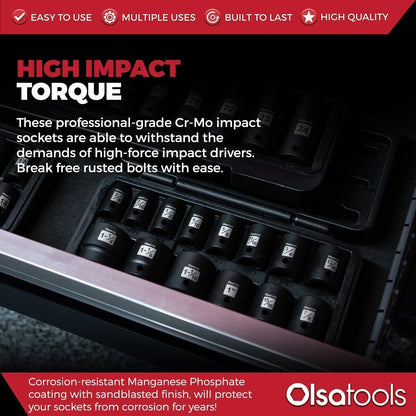 Cr-Mo Impact Sockets - Shopthatapp.ca