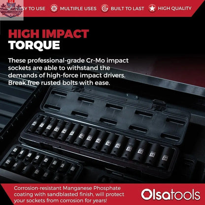 Cr-Mo Impact Sockets - Shopthatapp.ca