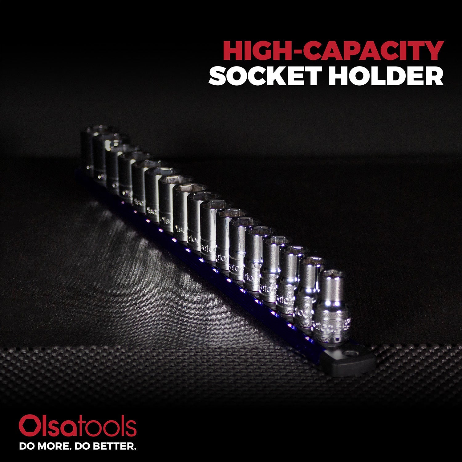 Magnetic Socket Rails for Secure Tool Organization in Aluminum