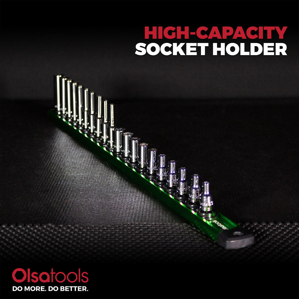 Magnetic Socket Rails for Secure Tool Organization in Aluminum