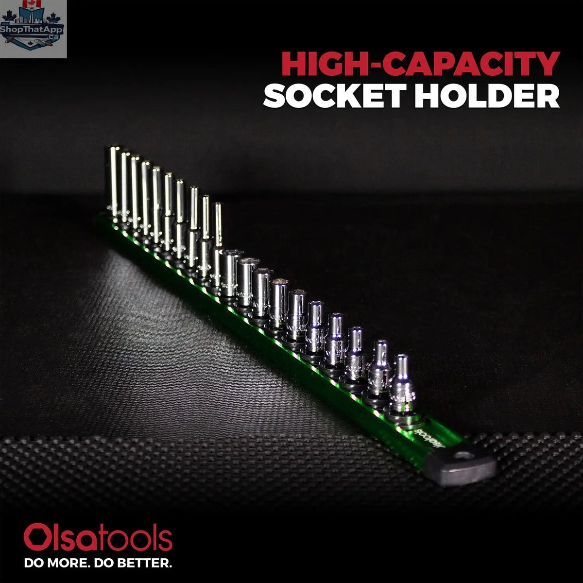 Magnetic Socket Rails for Secure Tool Organization in Aluminum - Shopthatapp.ca