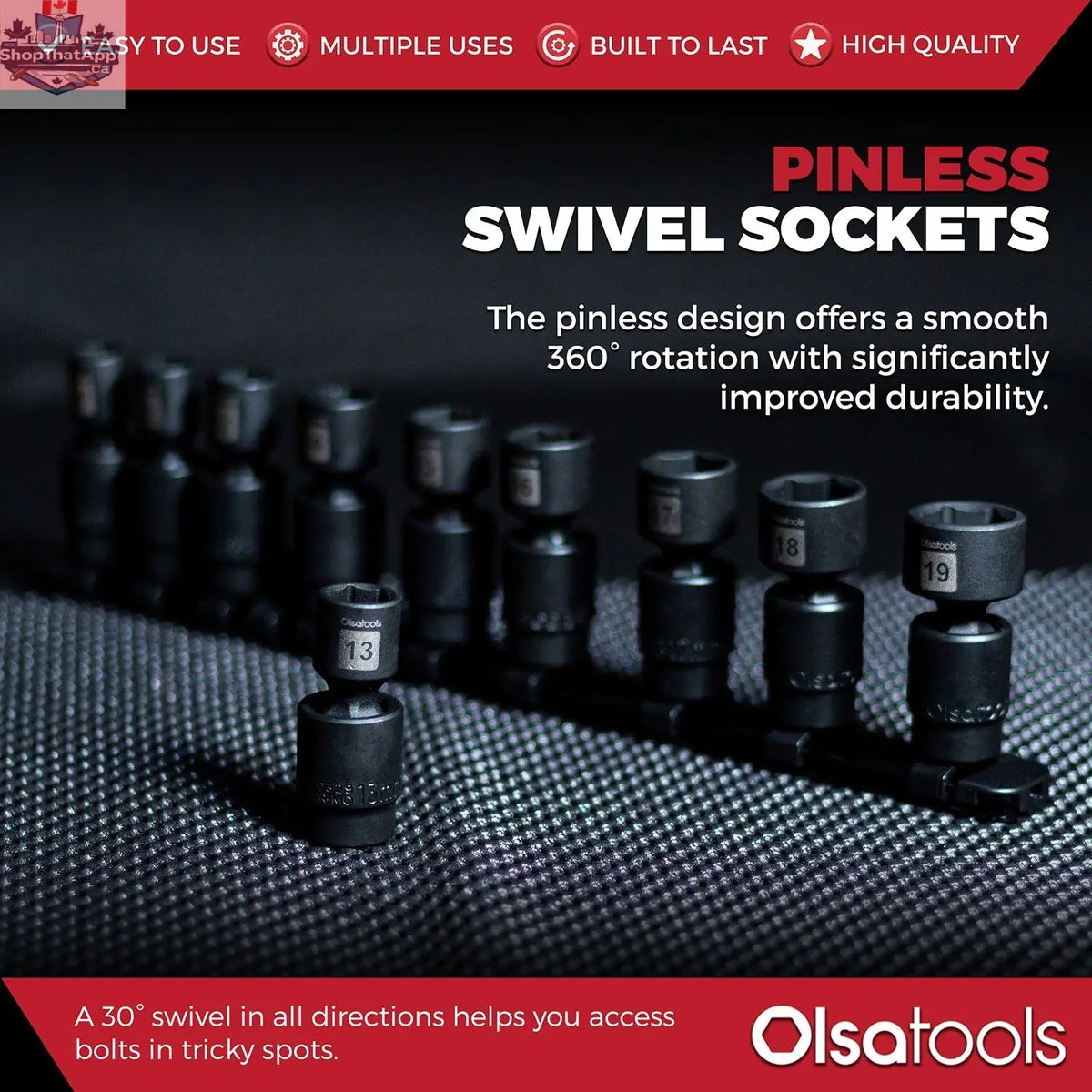 Impact Swivel Sockets - Shopthatapp.ca