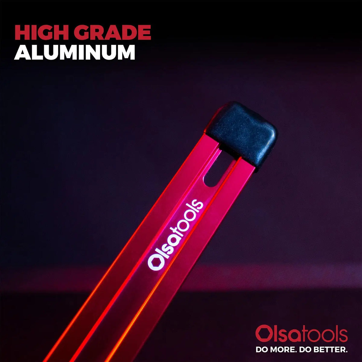 Empty aluminum socket rail from Olsa Tools Canada, designed for organizing and customizing socket storage efficiently.