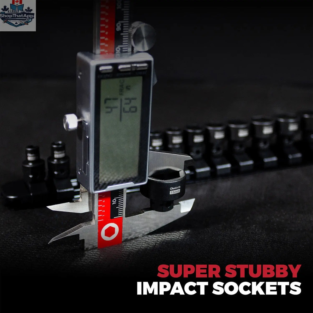 Stubby Impact Socket Sets with Magnetic Socket Inserts - Shopthatapp.ca