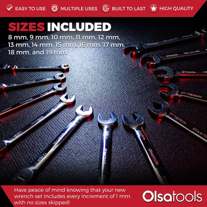 120 Tooth Ratcheting Wrench Set - Shopthatapp.ca
