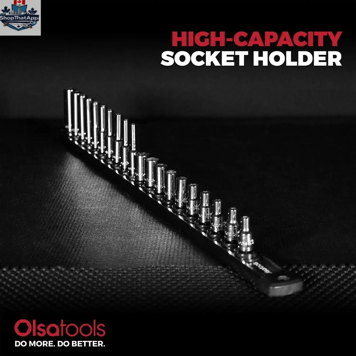 Magnetic Socket Rails for Secure Tool Organization in Aluminum - Shopthatapp.ca