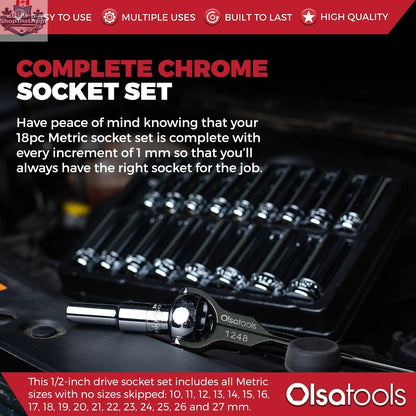 Chrome Socket Sets - Shopthatapp.ca