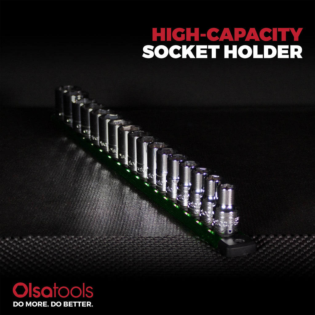 Magnetic Socket Rails for Secure Tool Organization in Aluminum