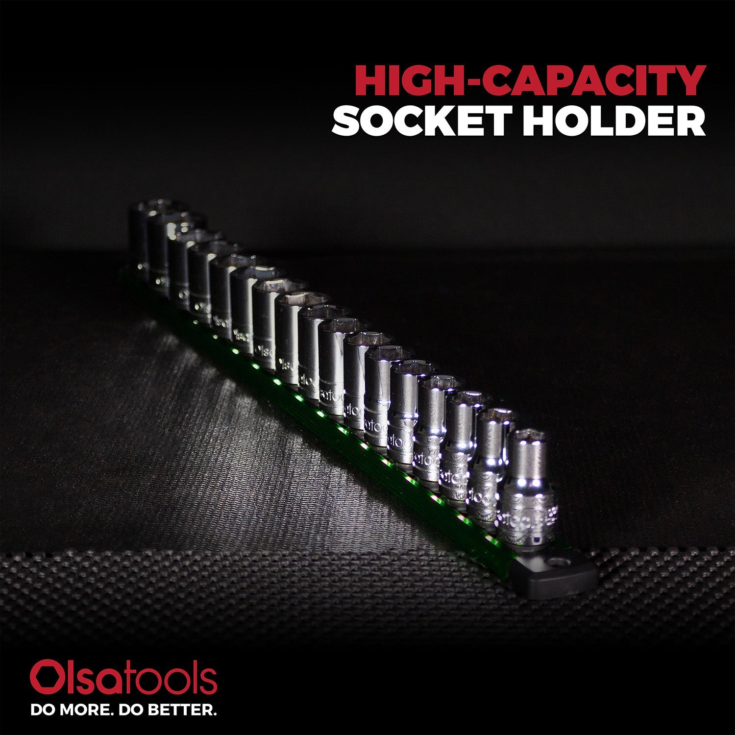 Magnetic Socket Rails for Secure Tool Organization in Aluminum