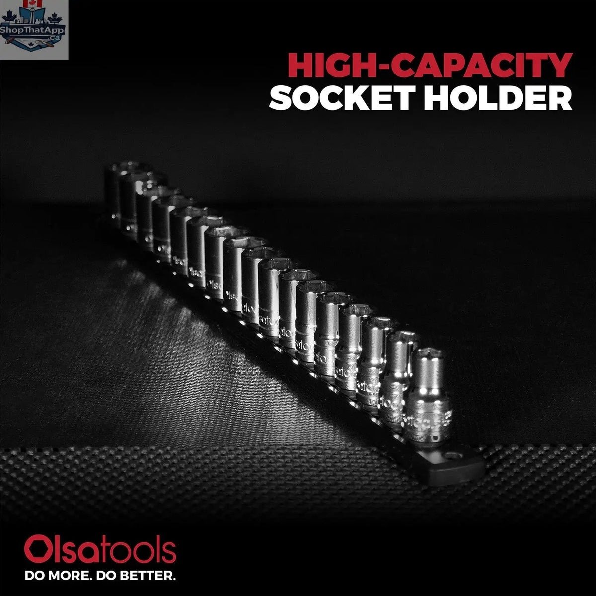 Magnetic Socket Rails for Secure Tool Organization in Aluminum - Shopthatapp.ca