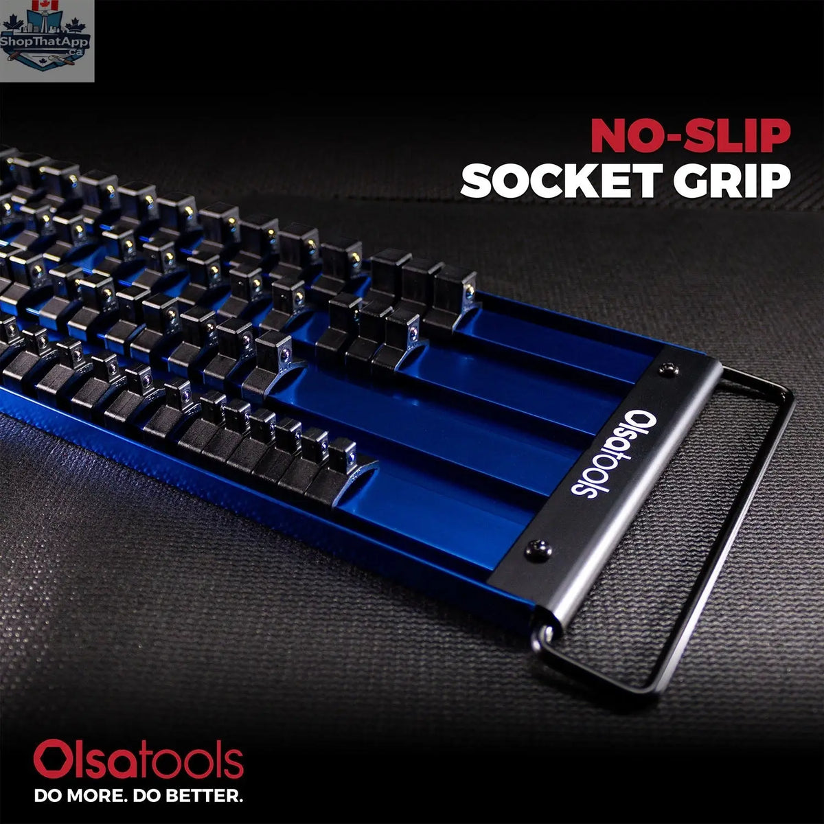 90-Slot Aluminum Socket Tray for Organized Portable Tool Storage - Shopthatapp.ca