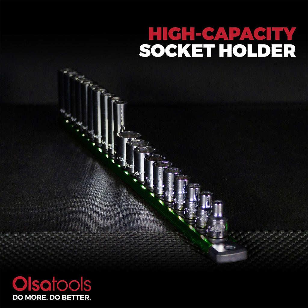 Magnetic Socket Rails for Secure Tool Organization in Aluminum