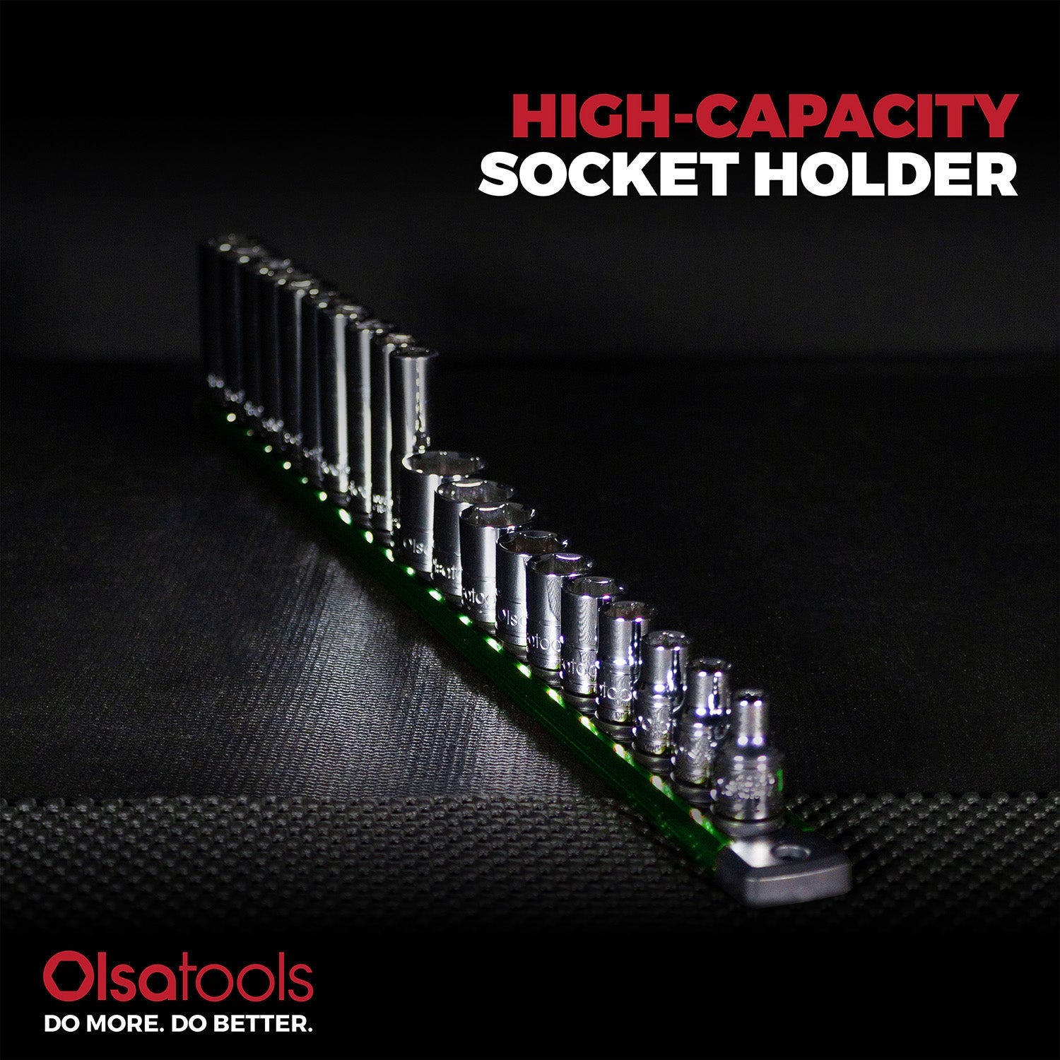 Magnetic Socket Rails for Secure Tool Organization in Aluminum