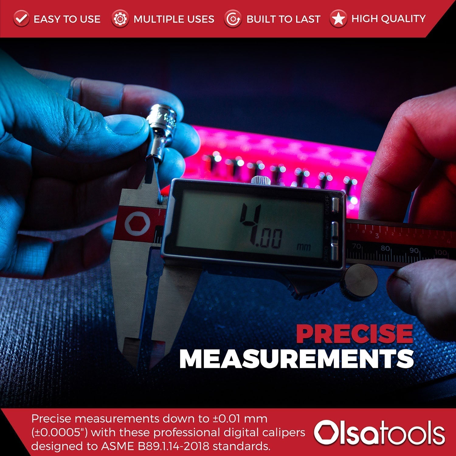 6 Inch Digital Calipers for Accurate Measurements and Precision Tools