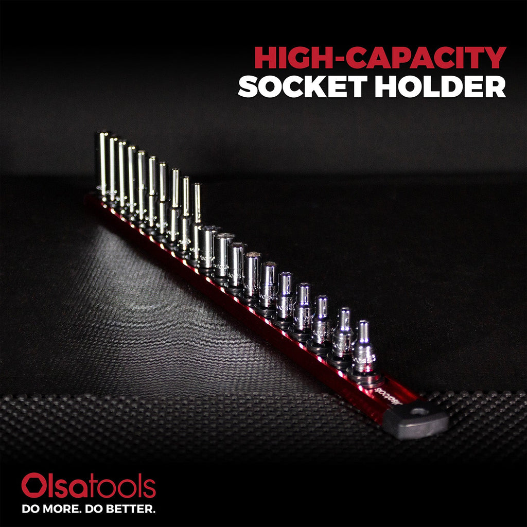 Magnetic Socket Rails for Secure Tool Organization in Aluminum