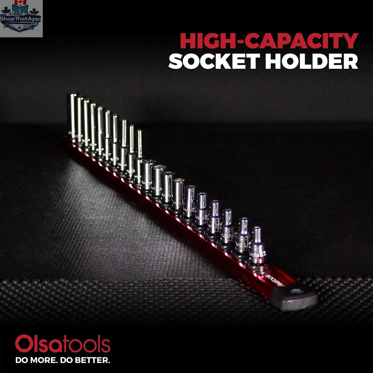 Magnetic Socket Rails for Secure Tool Organization in Aluminum - Shopthatapp.ca