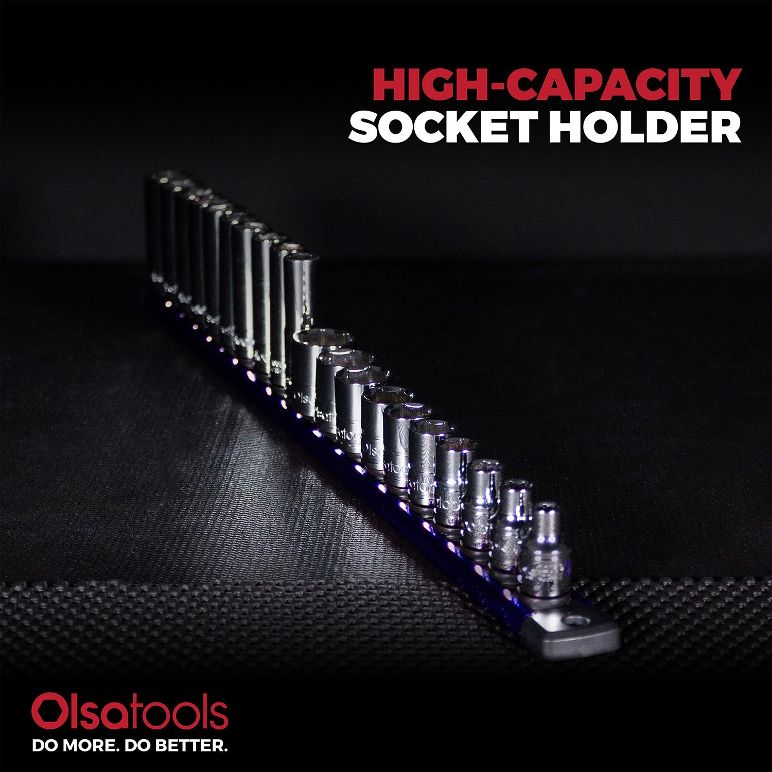 Magnetic Socket Rails for Secure Tool Organization in Aluminum