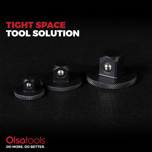 3pc Stubby Impact Sockets Clips for Secure Bit Storage - Shopthatapp.ca