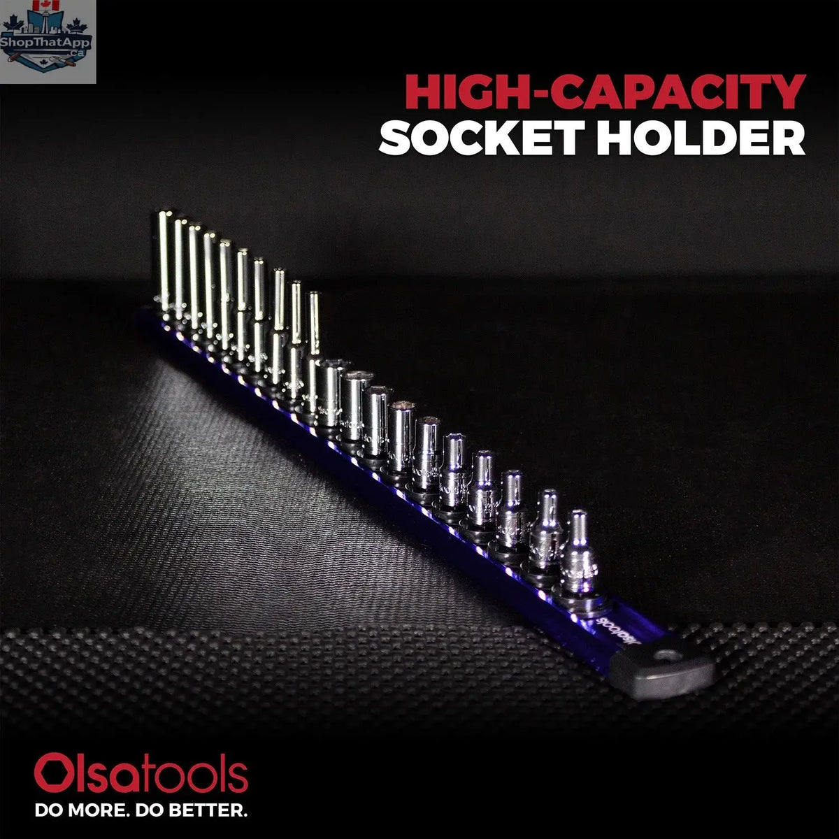 Magnetic Socket Rails for Secure Tool Organization in Aluminum - Shopthatapp.ca
