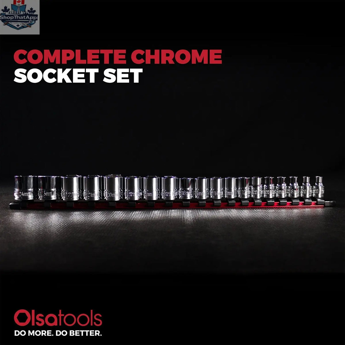 Chrome Socket Sets - Shopthatapp.ca