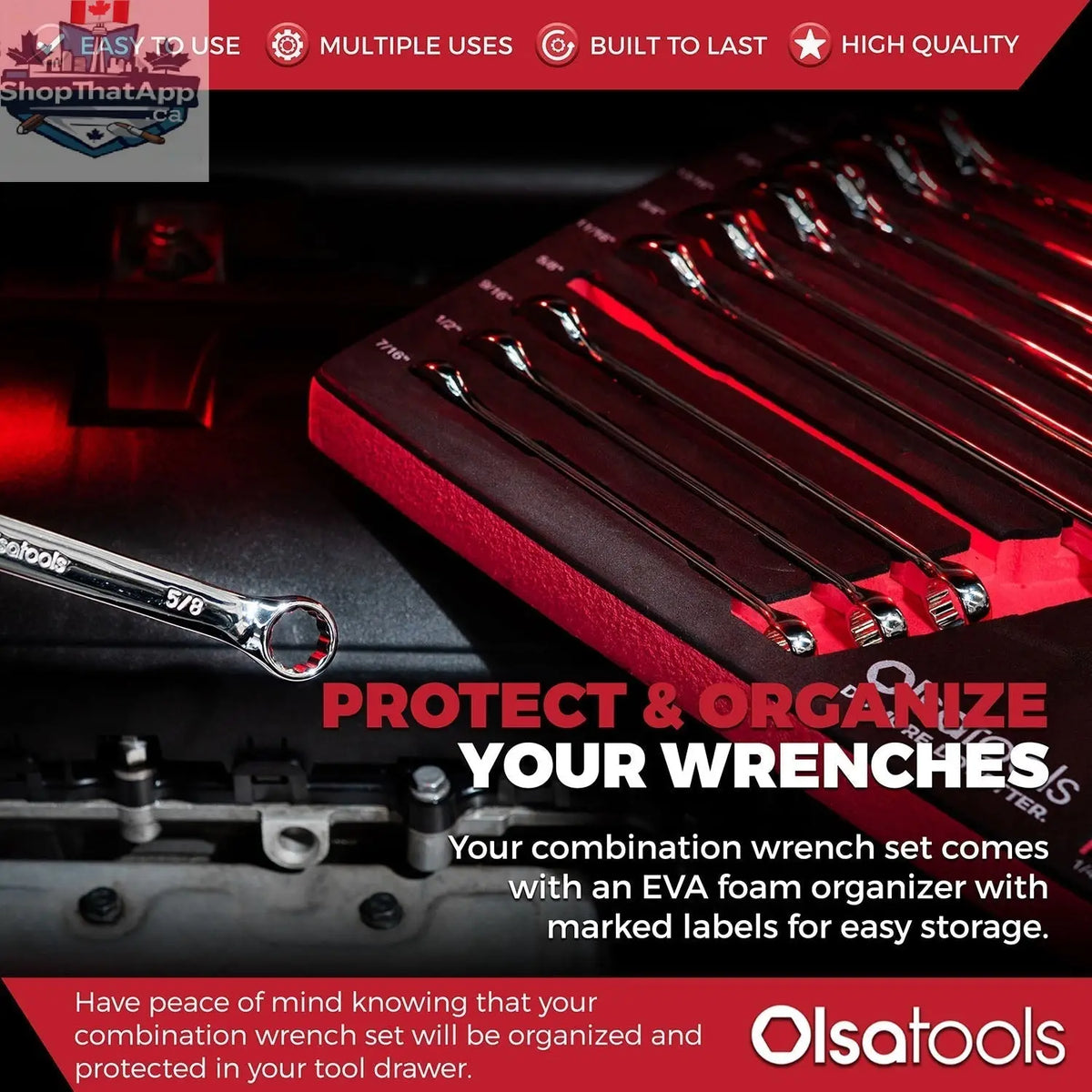 Premium Combination Wrench Set – 15-Piece for Ultimate Torque Control - Shopthatapp.ca