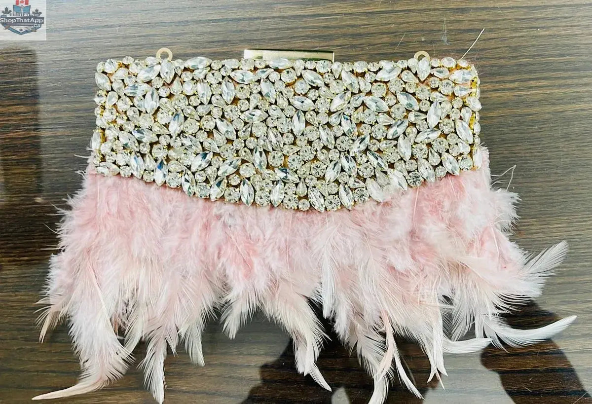 The HOPE Feather Clutch - Shopthatapp.ca