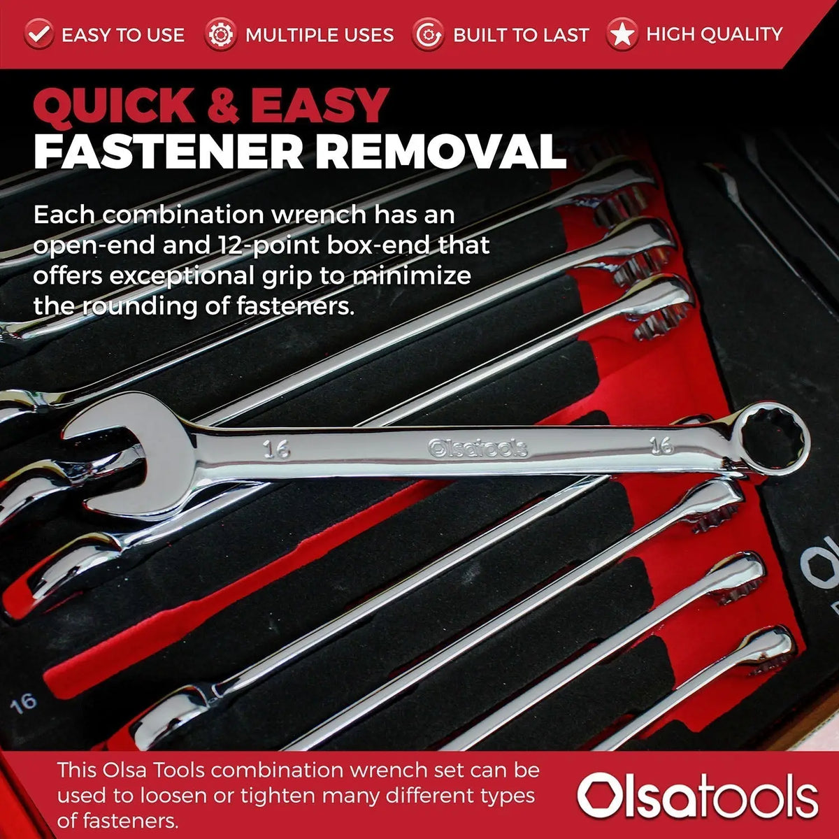 Premium Combination Wrench Set – 15-Piece for Ultimate Torque Control - Shopthatapp.ca