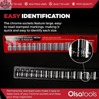 Chrome Socket Sets - Shopthatapp.ca