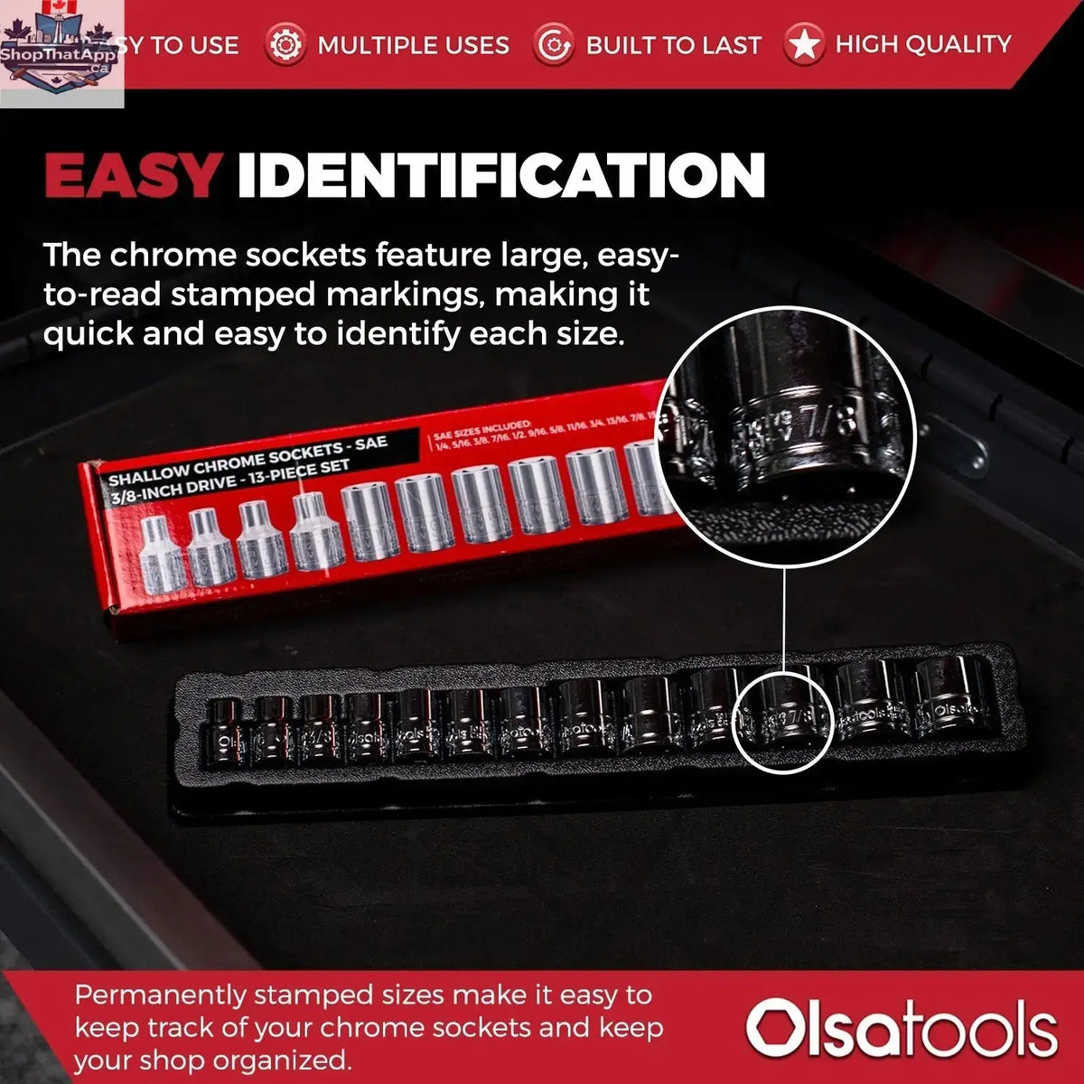 Chrome Socket Sets - Shopthatapp.ca