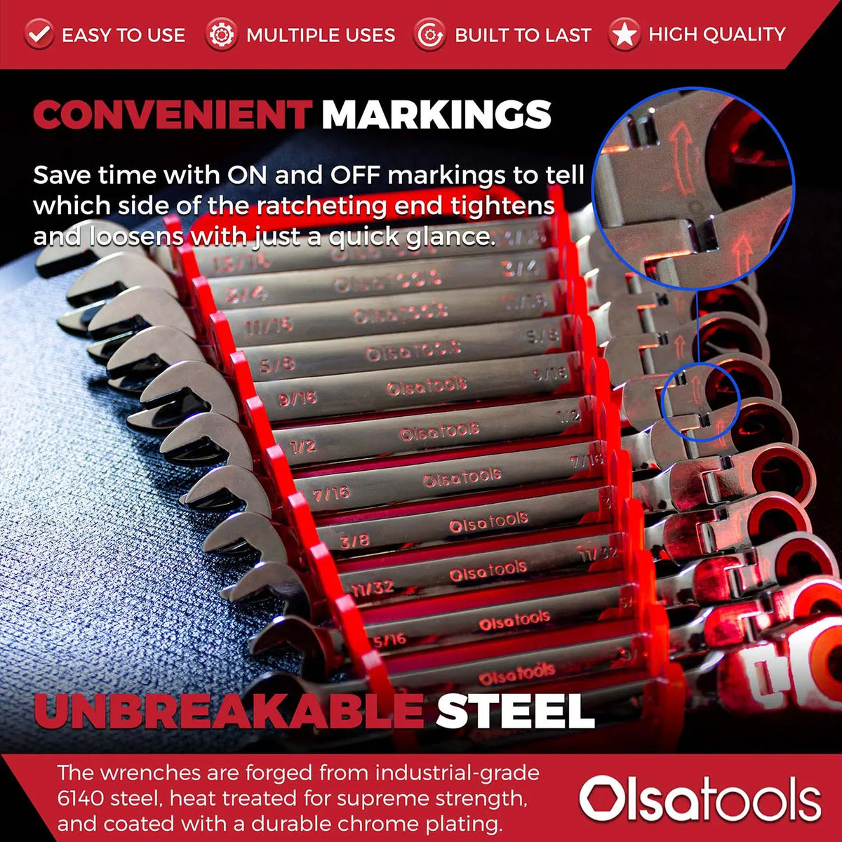 120 Tooth Ratcheting Wrench Set - Shopthatapp.ca