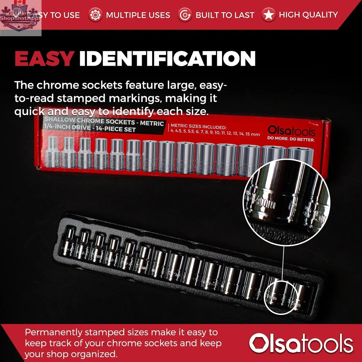 Chrome Socket Sets - Shopthatapp.ca