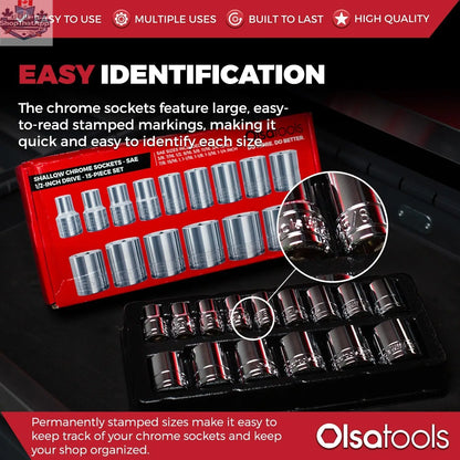 Chrome Socket Sets - Shopthatapp.ca
