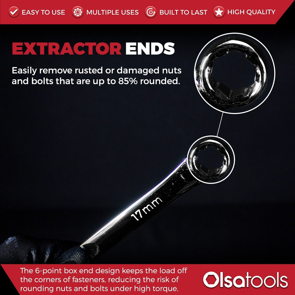 Bolt Extractor Wrench Sets