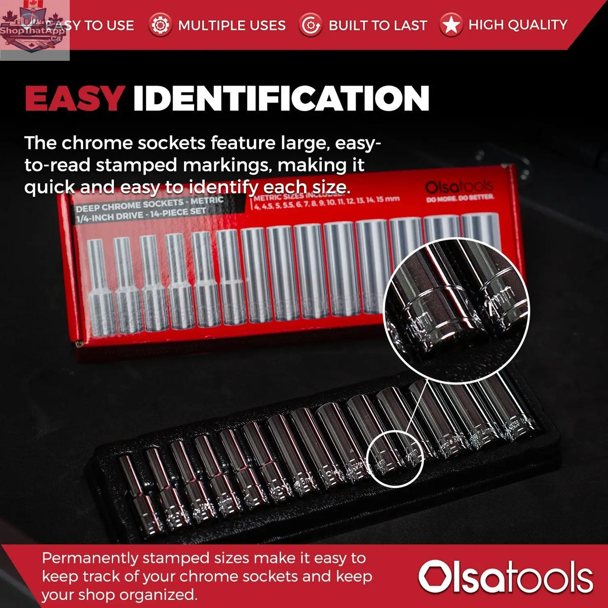 Chrome Socket Sets - Shopthatapp.ca