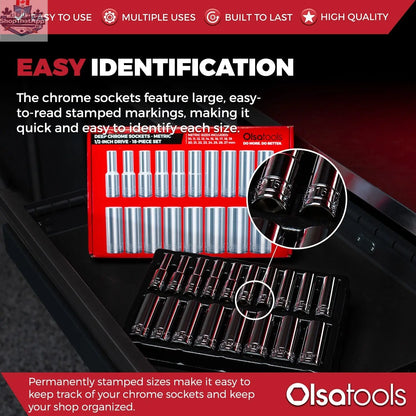 Chrome Socket Sets - Shopthatapp.ca