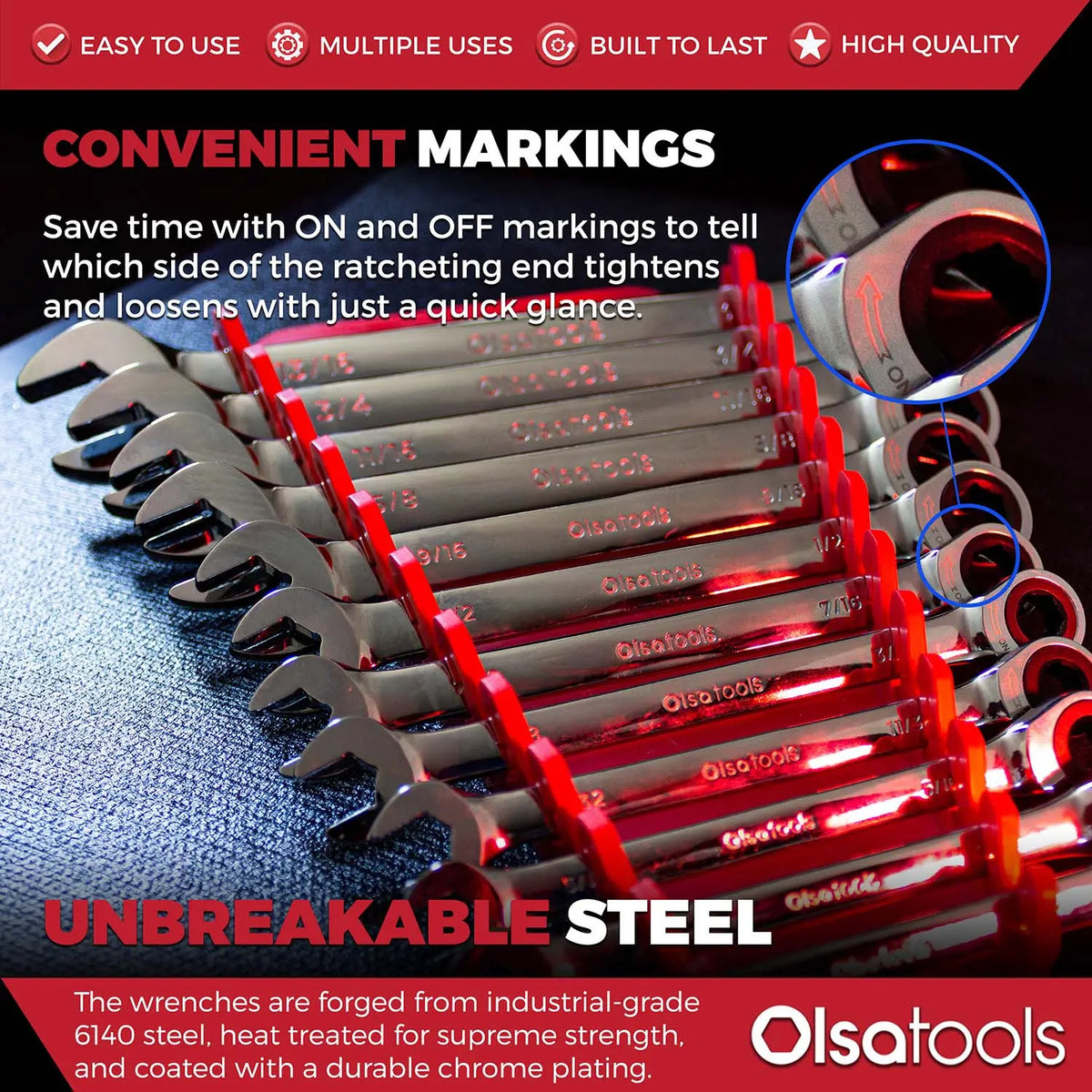 120 Tooth Ratcheting Wrench Set - Shopthatapp.ca