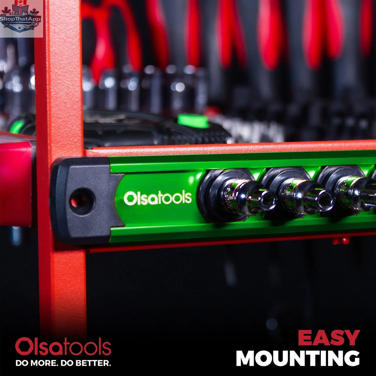 Magnetic Socket Rails for Secure Tool Organization in Aluminum - Shopthatapp.ca
