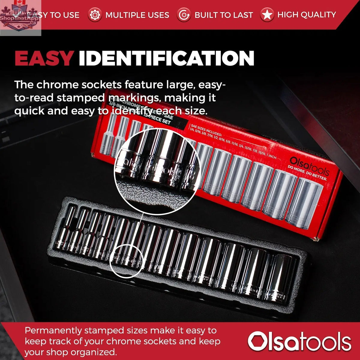 Chrome Socket Sets - Shopthatapp.ca