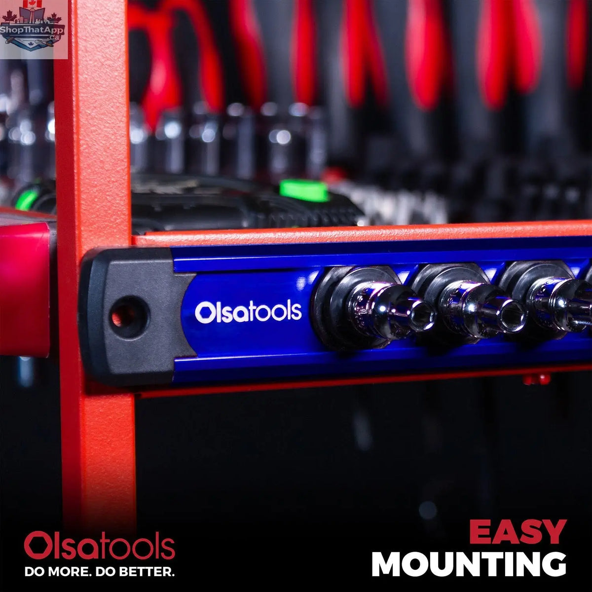 Magnetic Socket Rails for Secure Tool Organization in Aluminum - Shopthatapp.ca