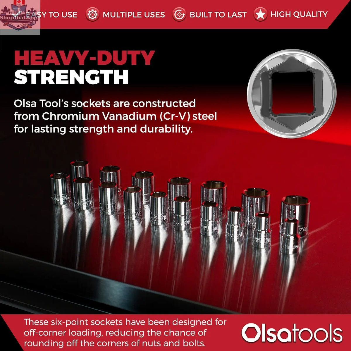 Chrome Socket Sets - Shopthatapp.ca