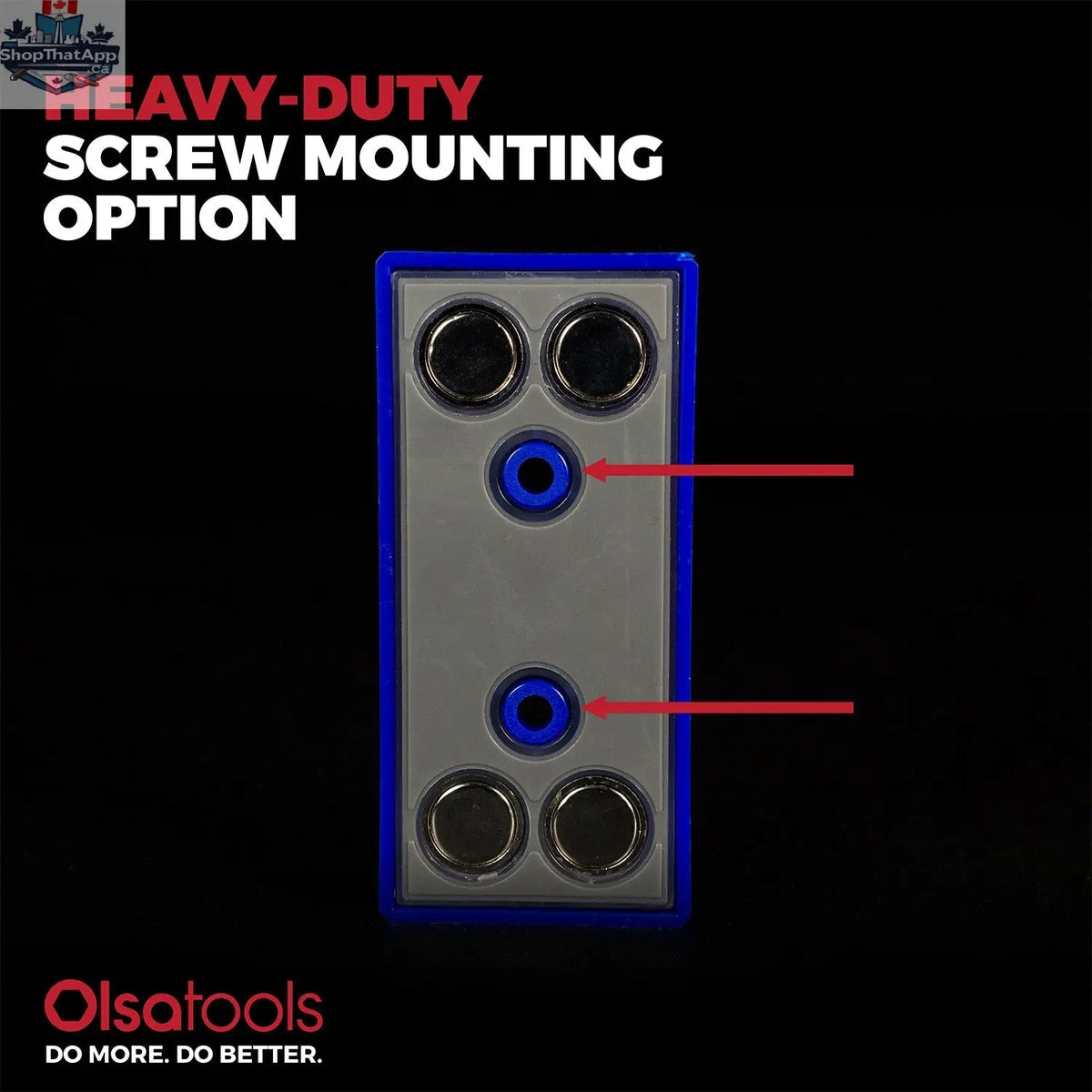Magnetic Prybar Holders with Stubby Impact Socket Clips - Shopthatapp.ca
