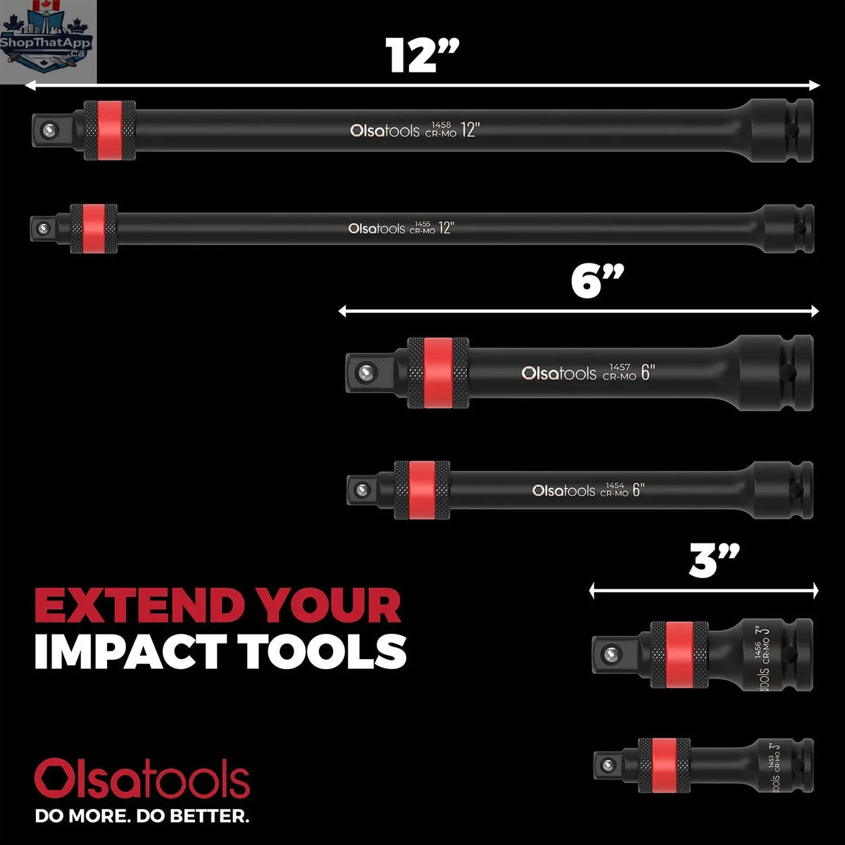 Locking Impact Socket Extension - Shopthatapp.ca