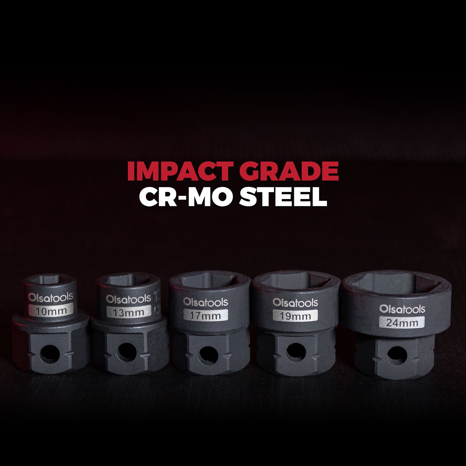 Stubby Impact Socket Sets with Magnetic Socket Inserts